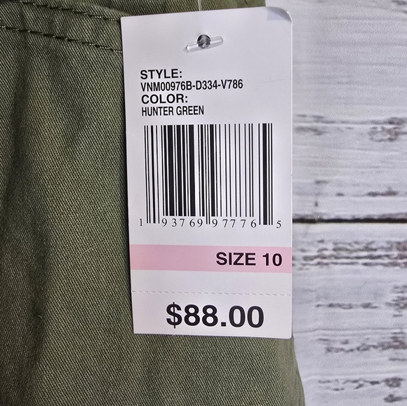 NWT Curve Appeal Womans Size 10/30 Hunter Green High-rise Flare Pants - Picture 3 of 8